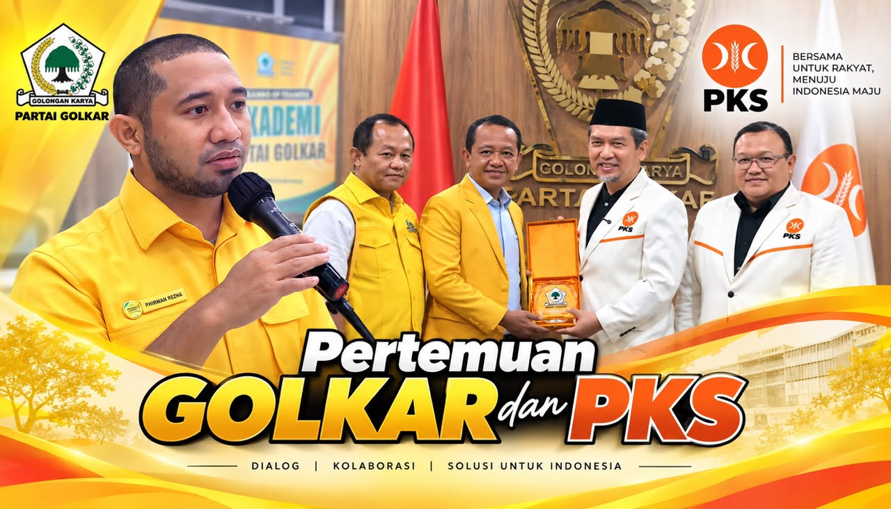 Beda Ideologi, Pertemuan Golkar dan PKS Dinilai Punya Kesamaan Penting, Kaderisasi Politik
